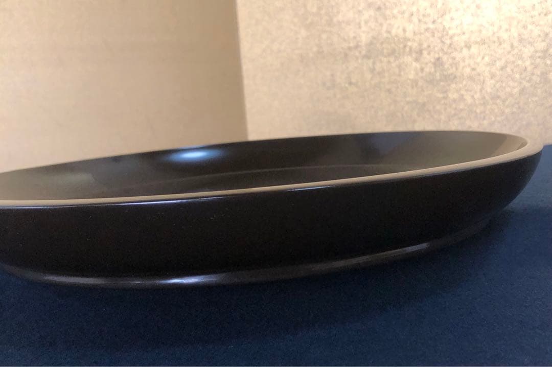 《レ》茶道具 真塗 大円盆 木製漆器 元箱　251125え6