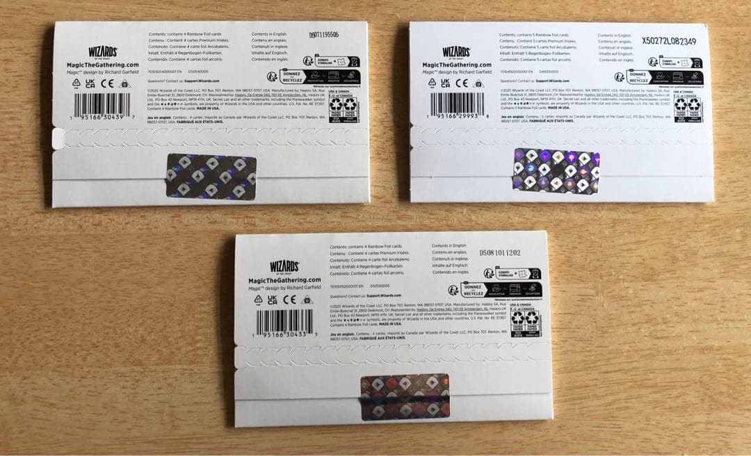 MTG SecretLair foil 3個セット