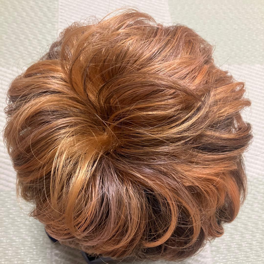 VALAN ヴァラン 人毛 ウィッグ ブラウン系 クリップ付き 中古