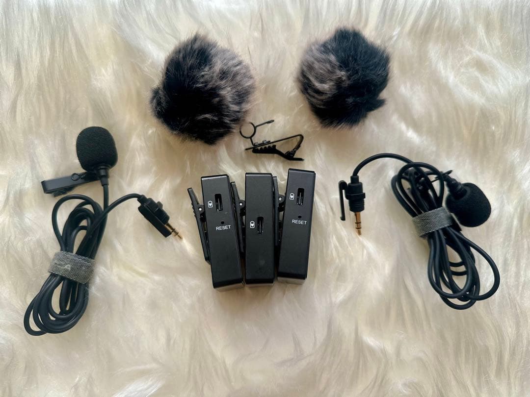 美品【2人用】COMICA BoomX-D ワイヤレスピンマイクシステム D2