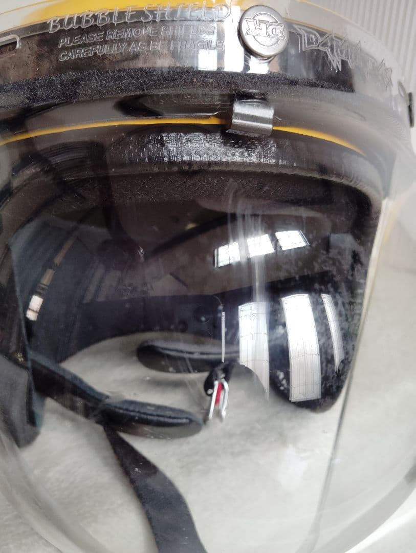 スモール ジェットヘルメットイエロー【フリーサイズ】57-60cm レトロ