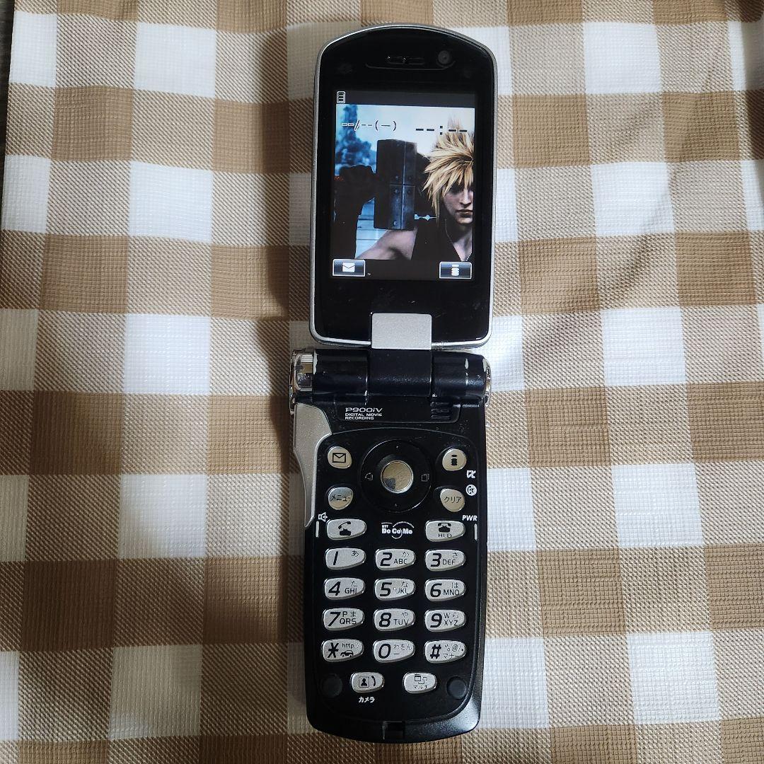 ドコモ FOMA P900iv クラウドブラック