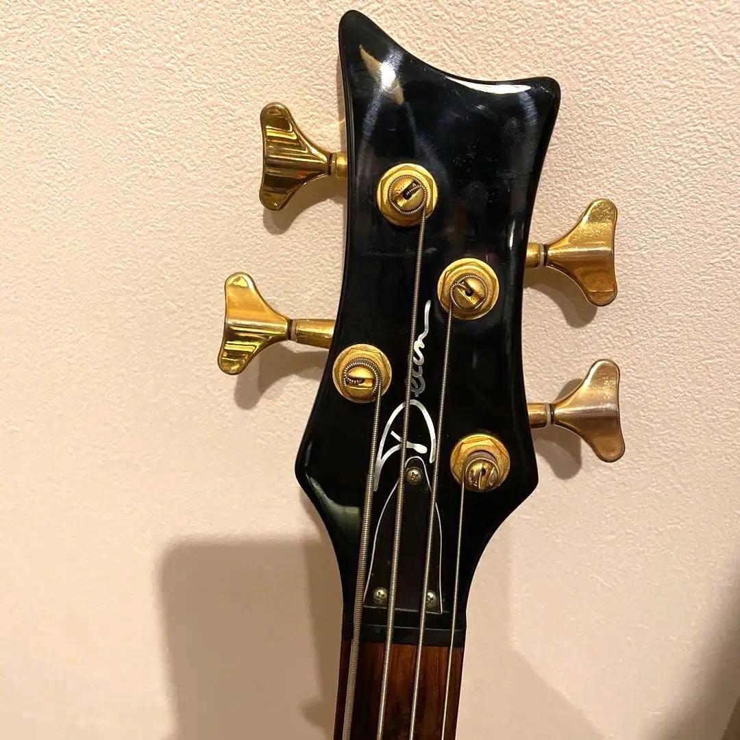 DEAN guitar ディーン Razor アンバー 4弦ベース 専用ケース付