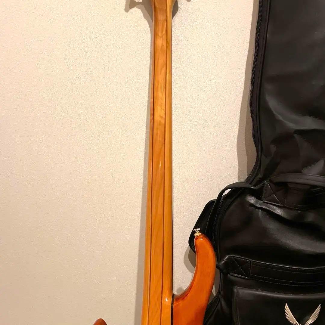 DEAN guitar ディーン Razor アンバー 4弦ベース 専用ケース付