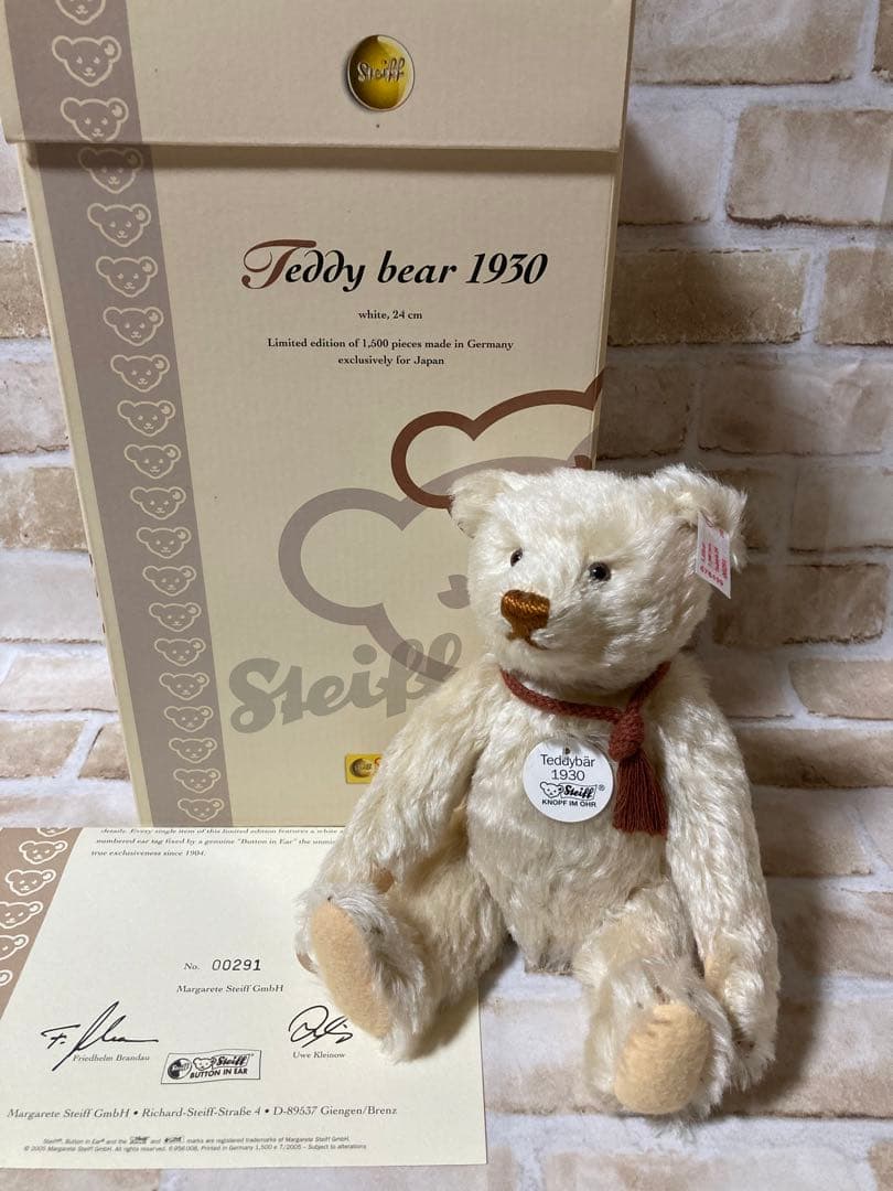 シュタイフ テディベア 1930 日本限定 白タグ Steiff