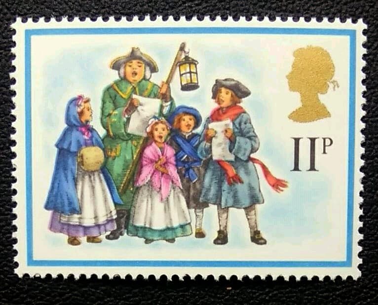 ★外国切手　イギリス　クリスマス　未使用4種完
