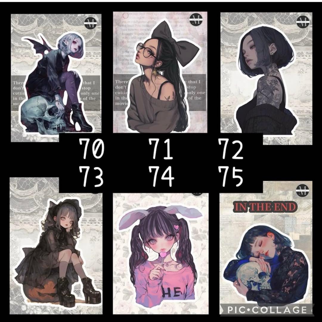 ▶︎maniatelier/オリジナルステッカーNo.2