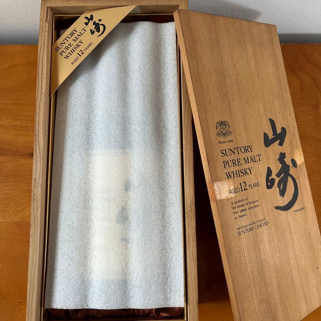 山崎サントリーピュアモルトウイスキー750ml SYA1N 木箱入り