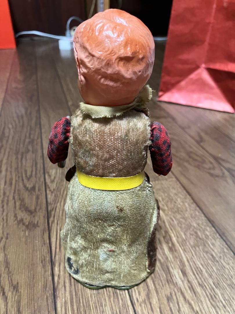 破損あり　ビンテージ　マスダヤ　カウボーイ　ブリキ　可動品　1950年代