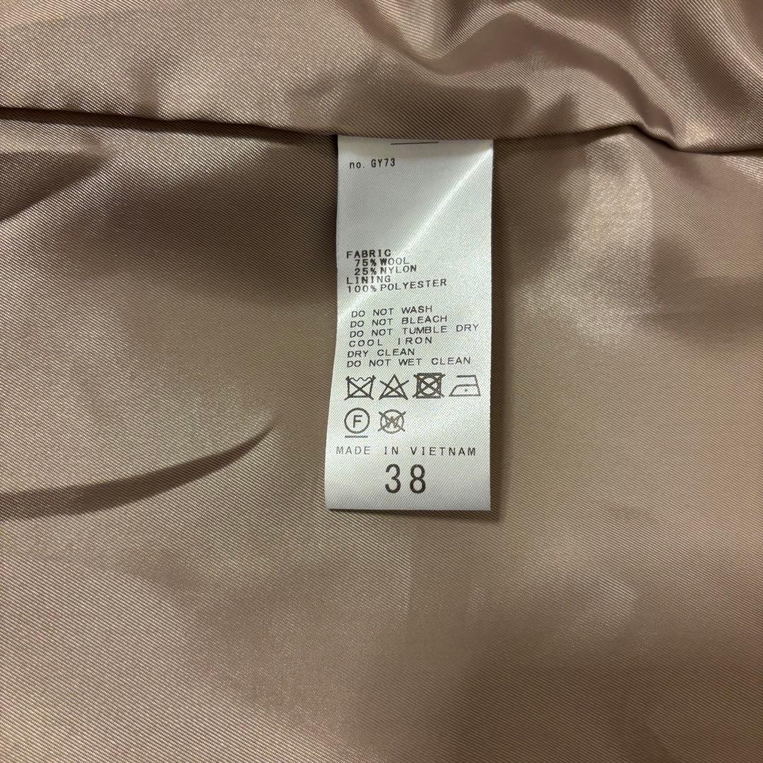 Spick&Span W/Nyモッサジャケットライクコート ベージュ チェスター