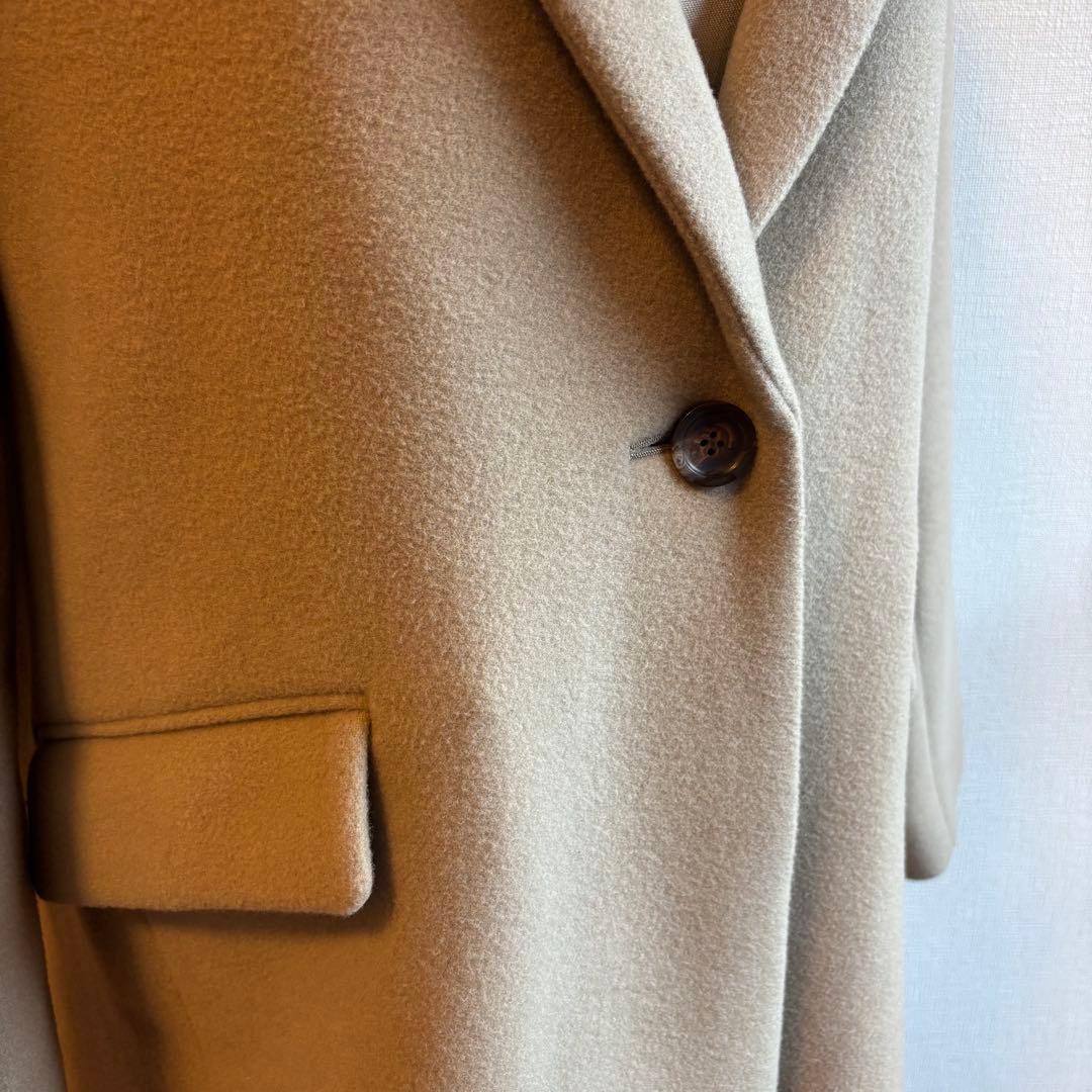 Spick&Span W/Nyモッサジャケットライクコート ベージュ チェスター