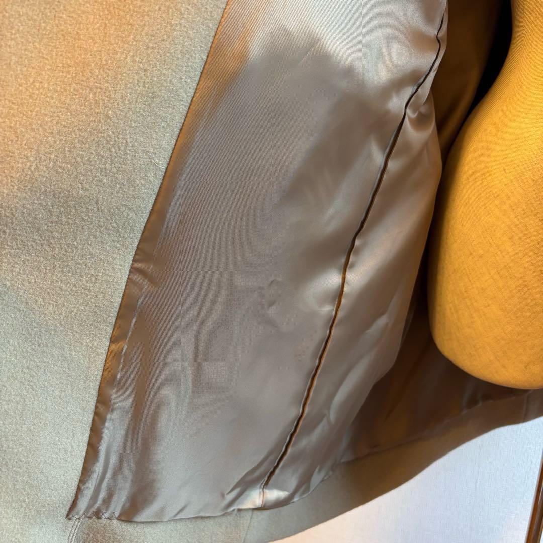 Spick&Span W/Nyモッサジャケットライクコート ベージュ チェスター