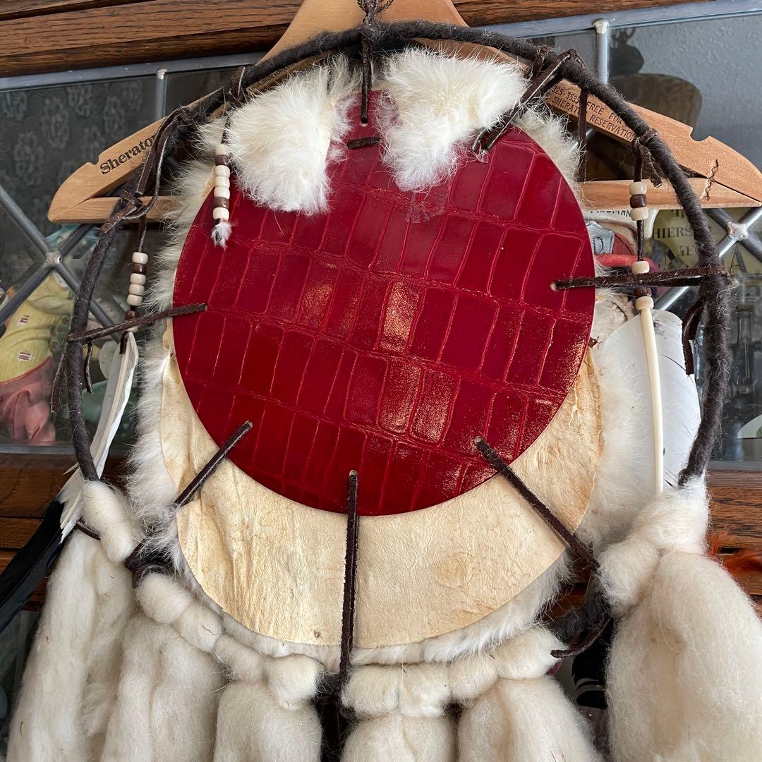 貴重BIG！70's〜ネイティブアメリカン ドリームキャッチャー　USAナバホ族