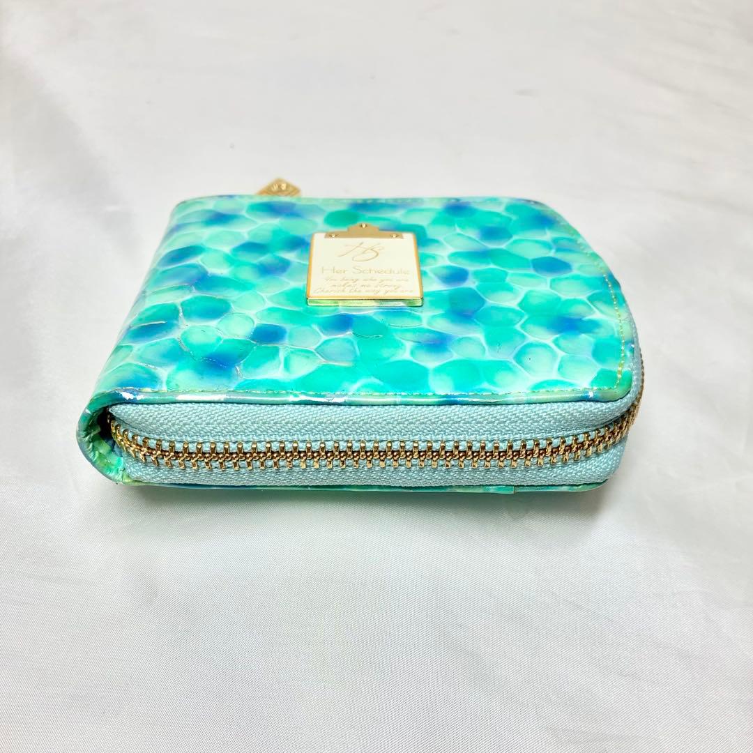 【人気】 ハースケジュール 二つ折り財布 ビューティフルアイランド 完売品