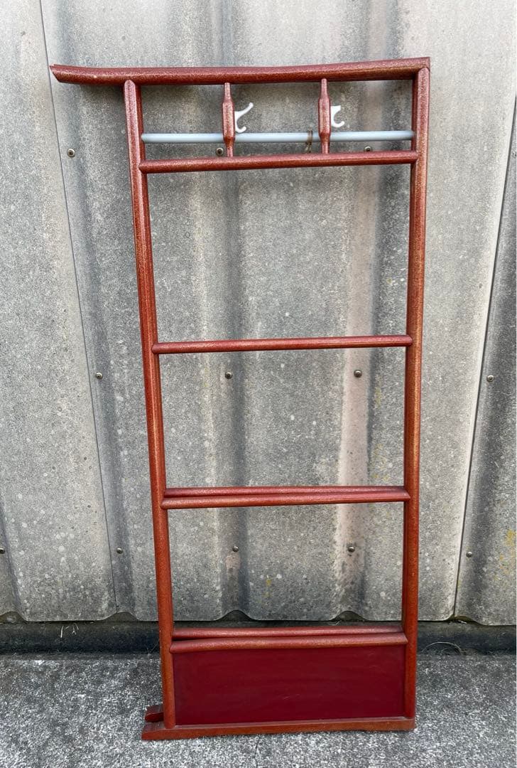 稀少/古道具/当時物/無垢材/木製/衣紋掛け/衣桁/着物掛け/27