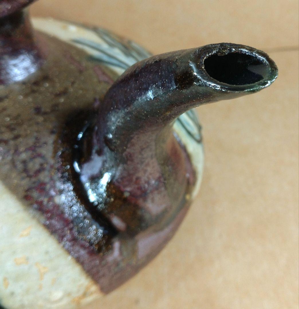 【本物保証】金城次郎 カラカラ(魚,海老文）本人直筆共箱 栞 人間国宝 壷屋焼