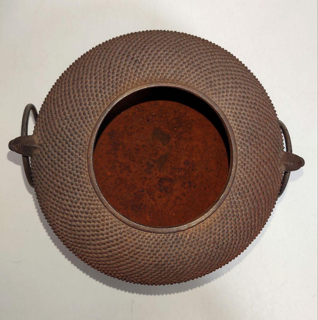 茶釜 茶がま あられ 茶道具 茶室 骨董品 古道具 アラレ 鉄瓶 茶道 霰星