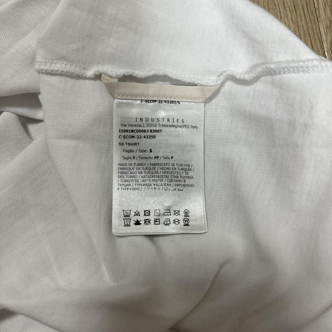 モンクレール 花柄 ワッペン Tシャツ size S ホワイト メンズ