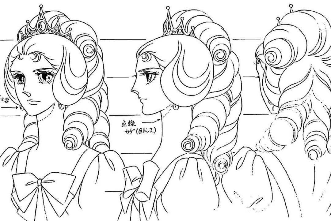 ベルサイユのばら　設定資料・原画　89枚