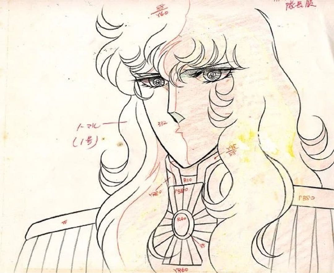 ベルサイユのばら　設定資料・原画　89枚