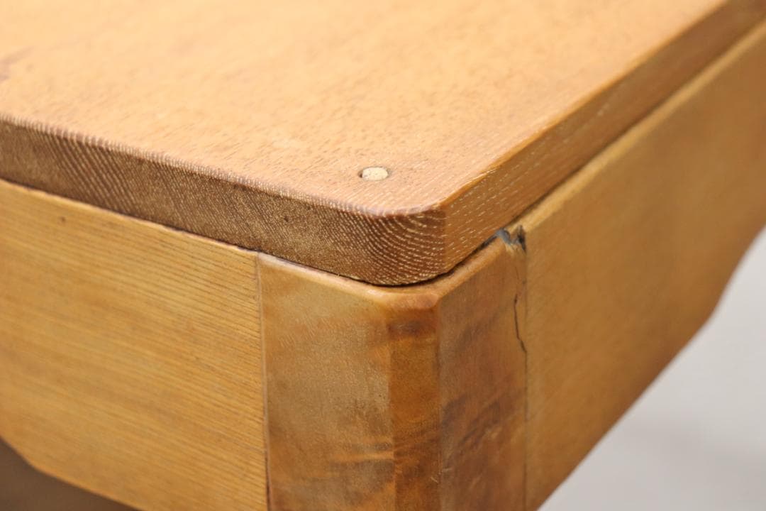 レトロ 無垢材 デスク 作業台 PC 書斎 展示台 飾り台 ヴィンテージ