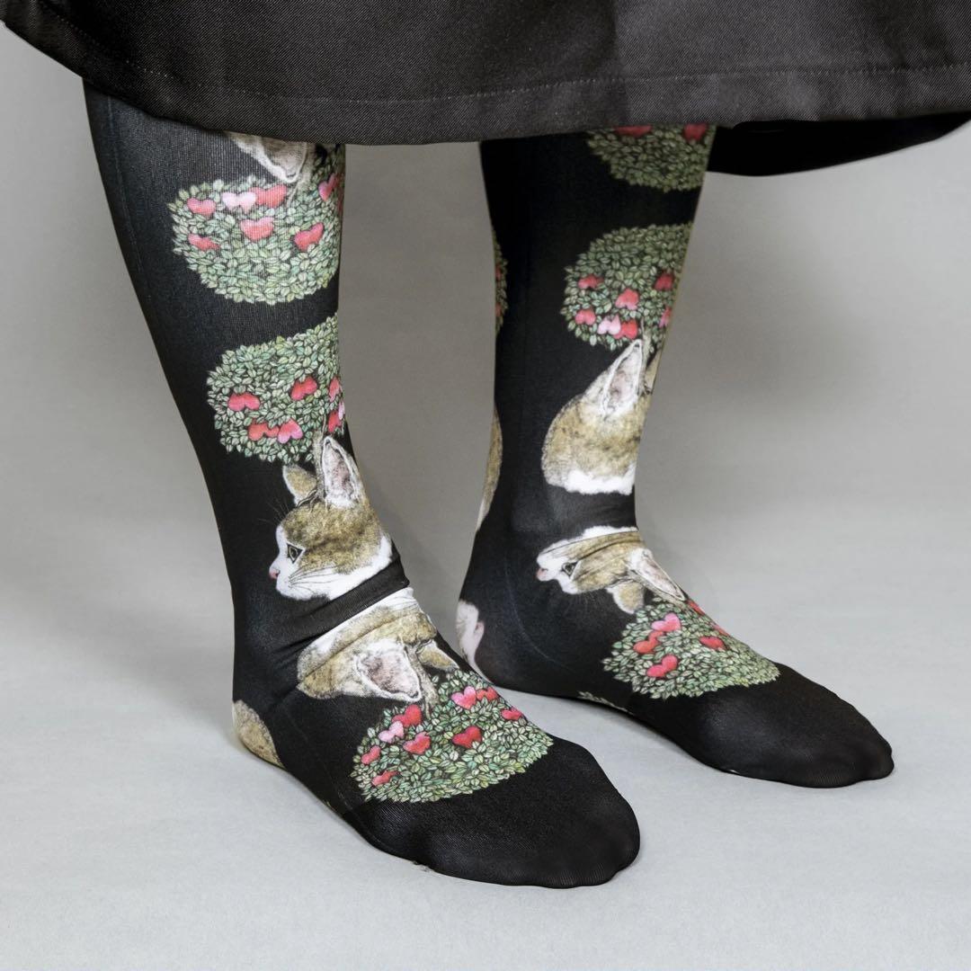 ヒグチユウコ ボリス雑貨店 タイツ 2足セット