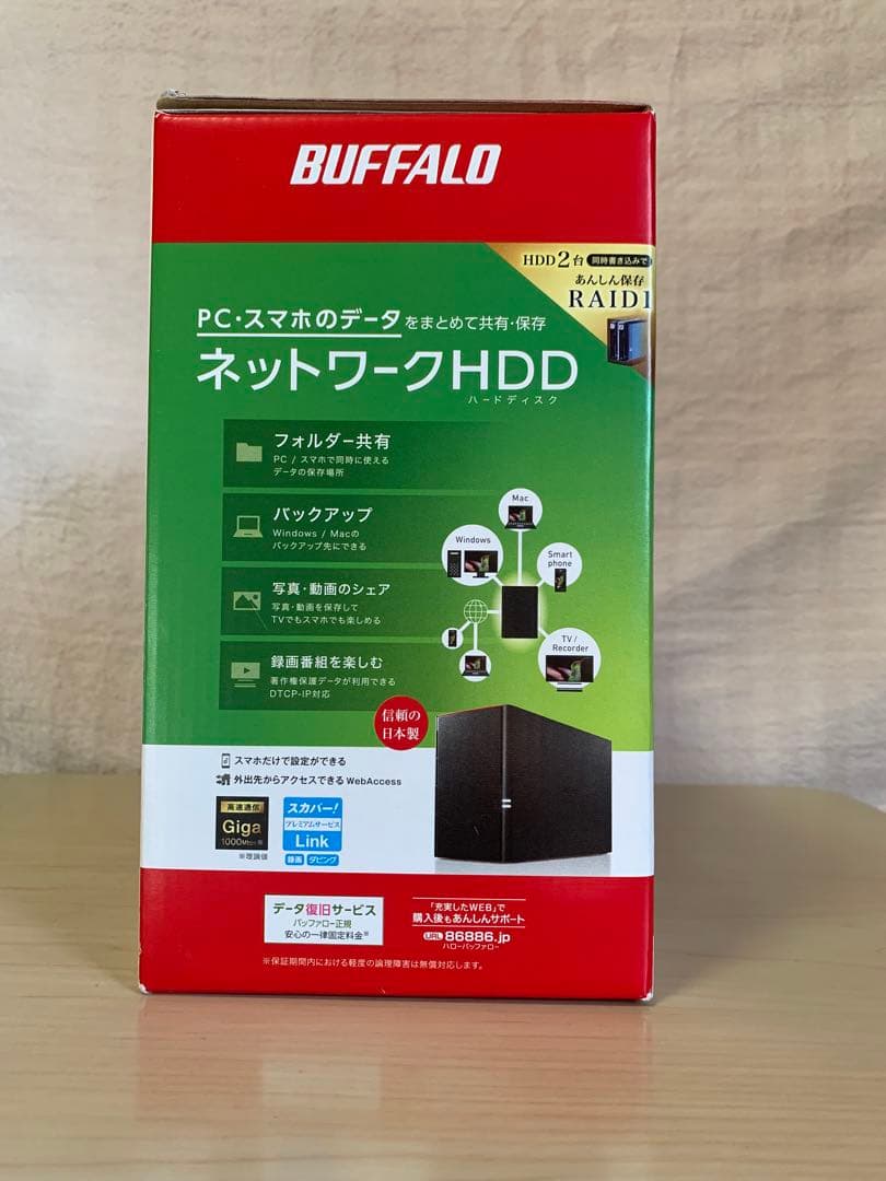 BUFFALO LinkStation 4.0TB ネットワークHDD