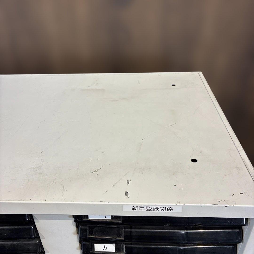 UCHIDA トレイキャビネット 書庫 書類 収納 書類整理棚 3列24段