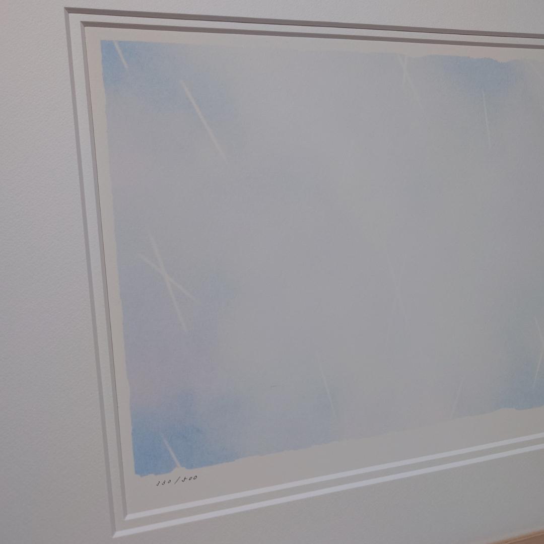 スピリチュアルアーティスト ChieArt 「雨音ー静かな午後ー」 額入