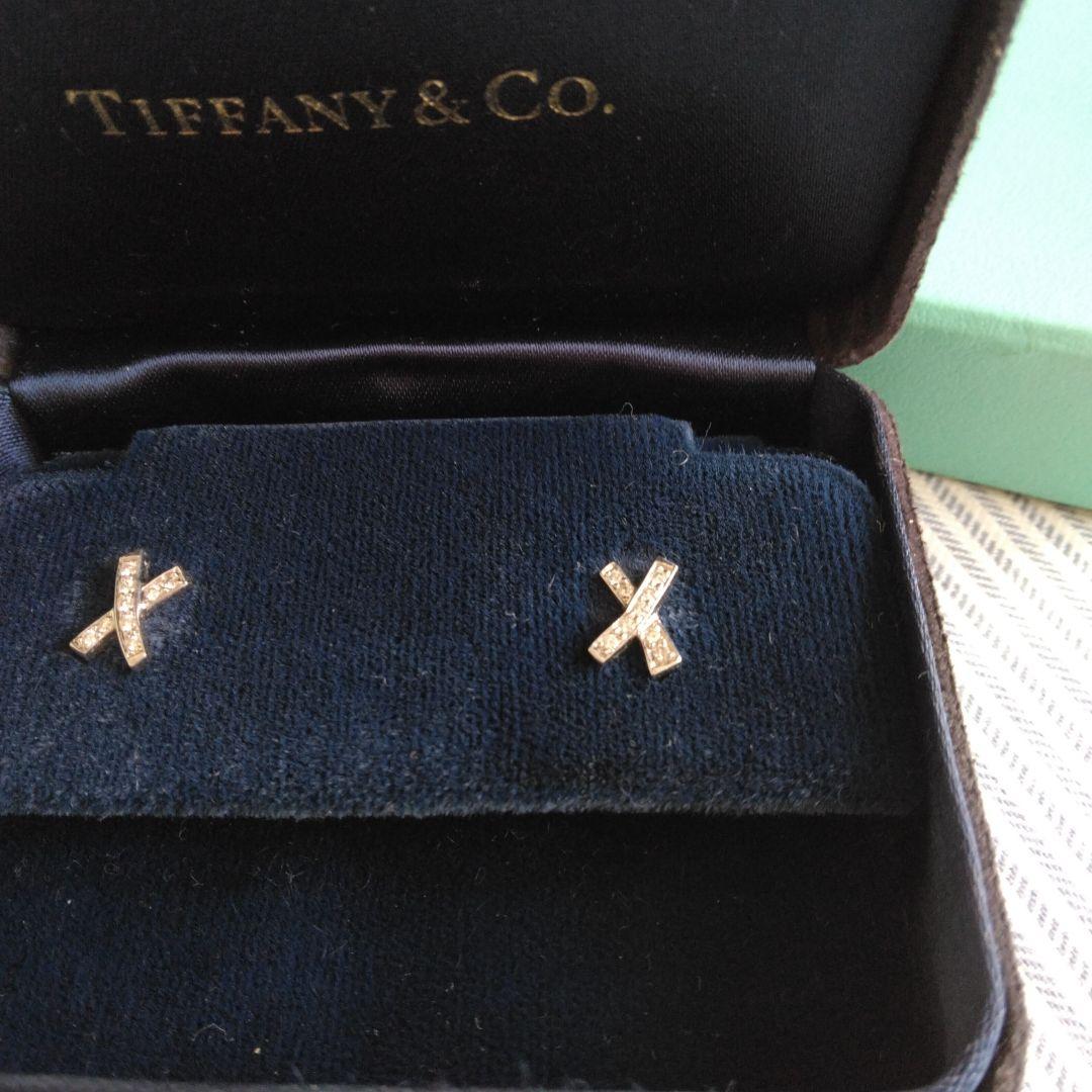美品　Tiffany & Co. 　スタッドピアス　パロマピカソ　ダイヤモンド