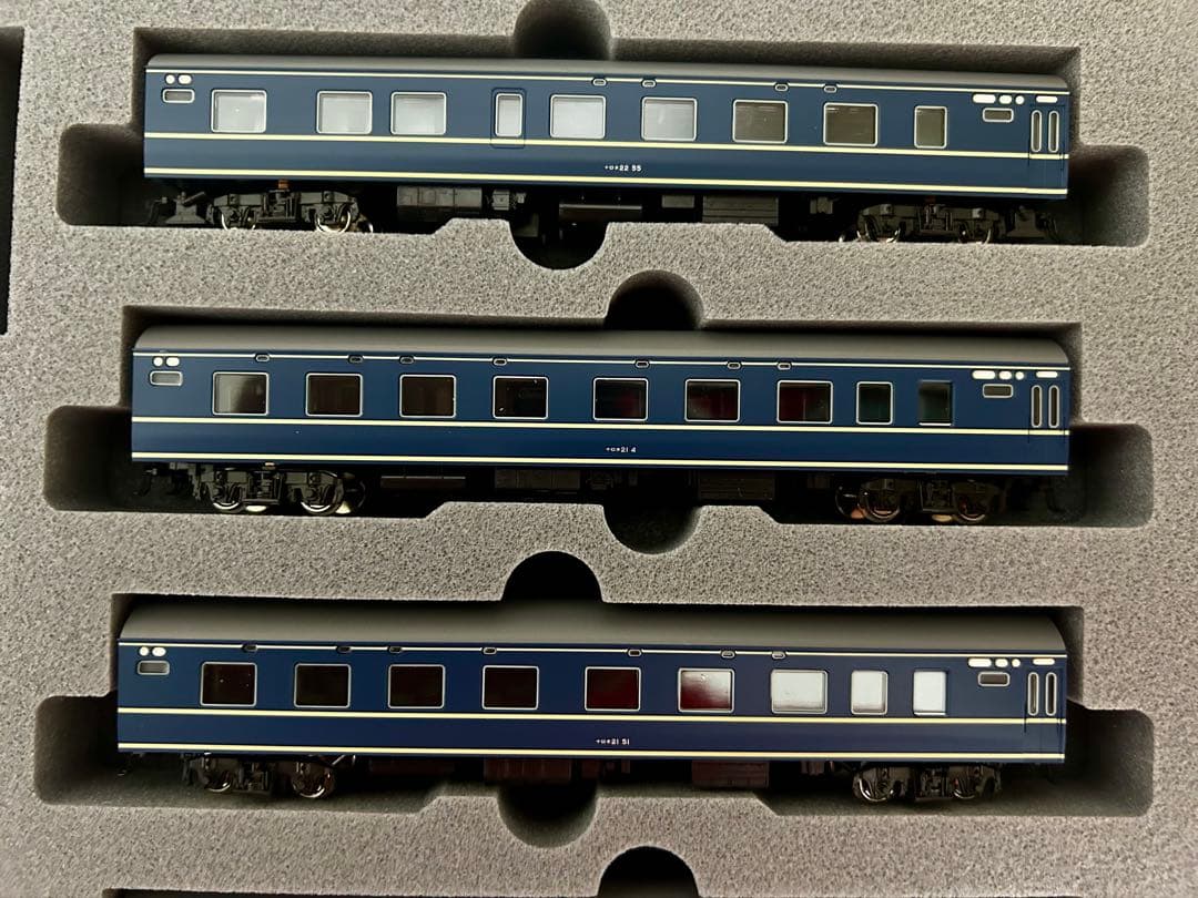 KATO 国鉄 20系 寝台特急 あさかぜ 初期編成 15両セット 全車室内照明