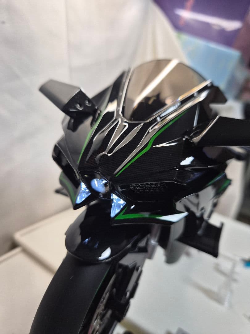 1:6 カワサキ H2R Ninja 合金ダイカスト超BIG オートバイカーボン