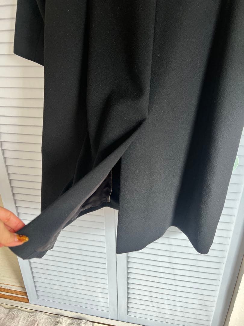 だじぇいUNTITLED チェスターコート2024年黒ロングコート