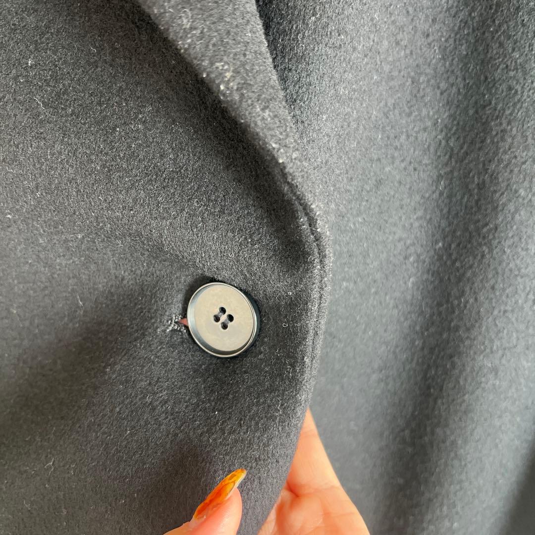 だじぇいUNTITLED チェスターコート2024年黒ロングコート