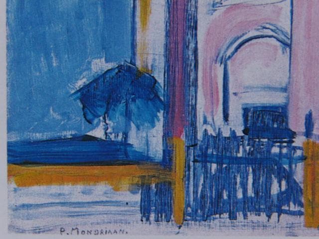 ピート・モンドリアン、『ウェストカペルの灯台』、希少な画集より