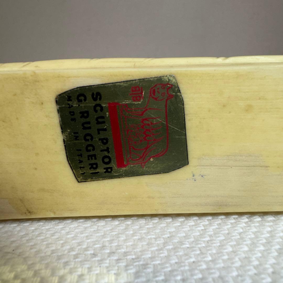 ギリシャ古代裸のりんごを持つ女性 馬の二輪車　２個セット　イタリア