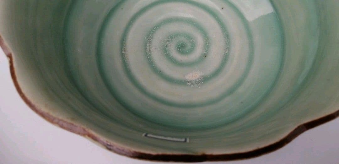 古伊万里②　青磁深鉢