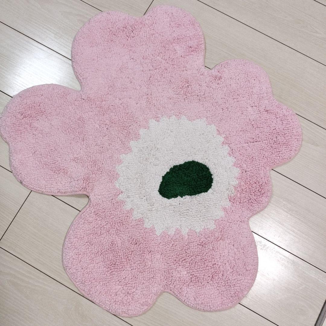 マリメッコ ウニッコ バスマット ピンク