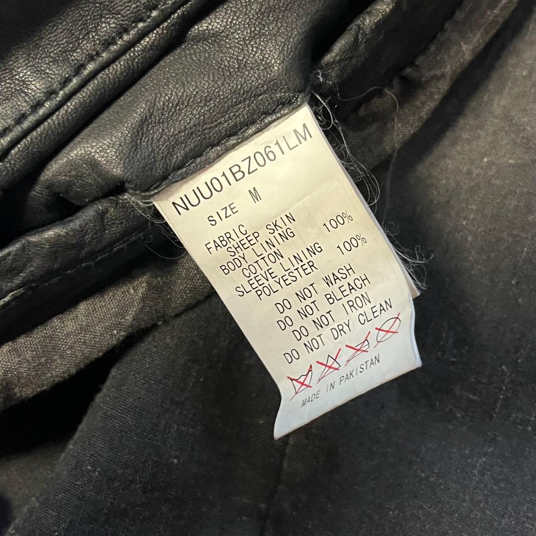 Y2K grunge お兄系 平成初期 変形 leather jacket M