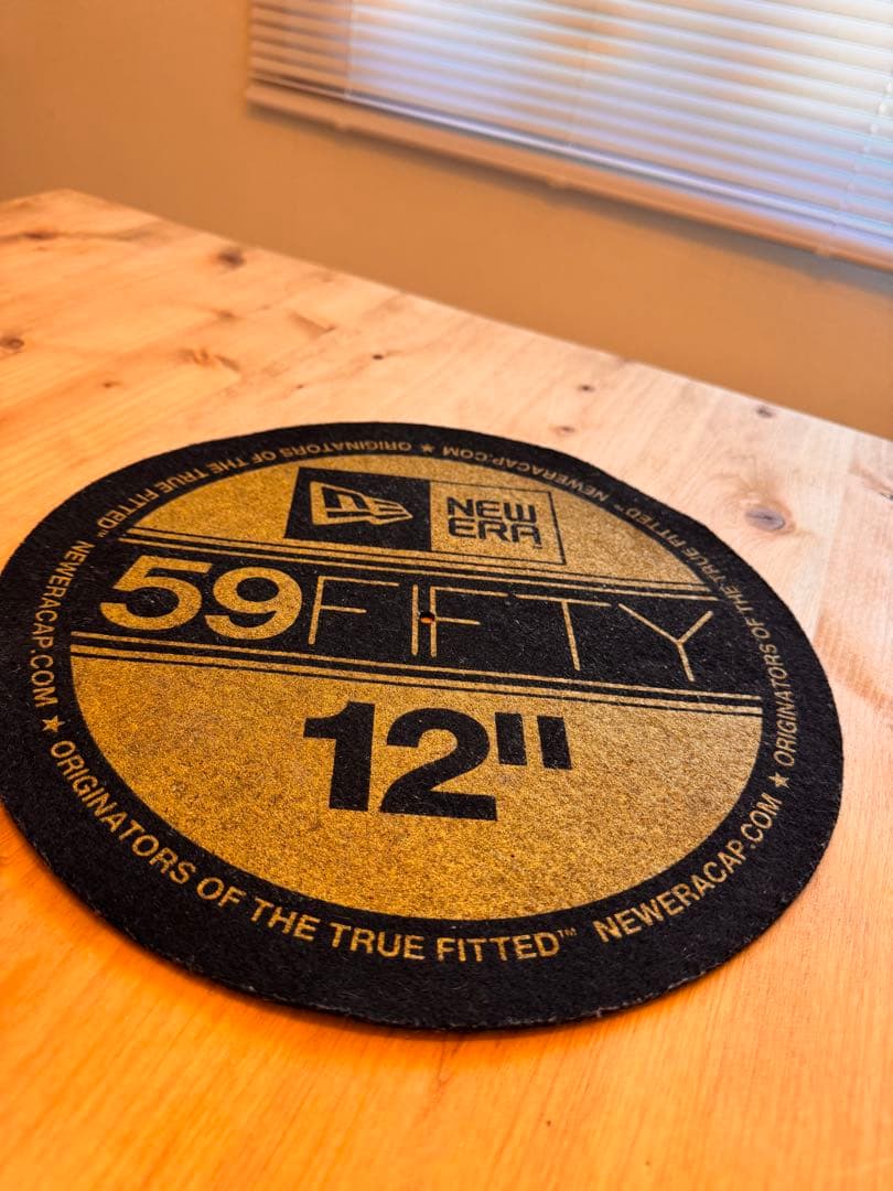 激レア　NEW ERA 59FIFTY 12インチ　スリップマット