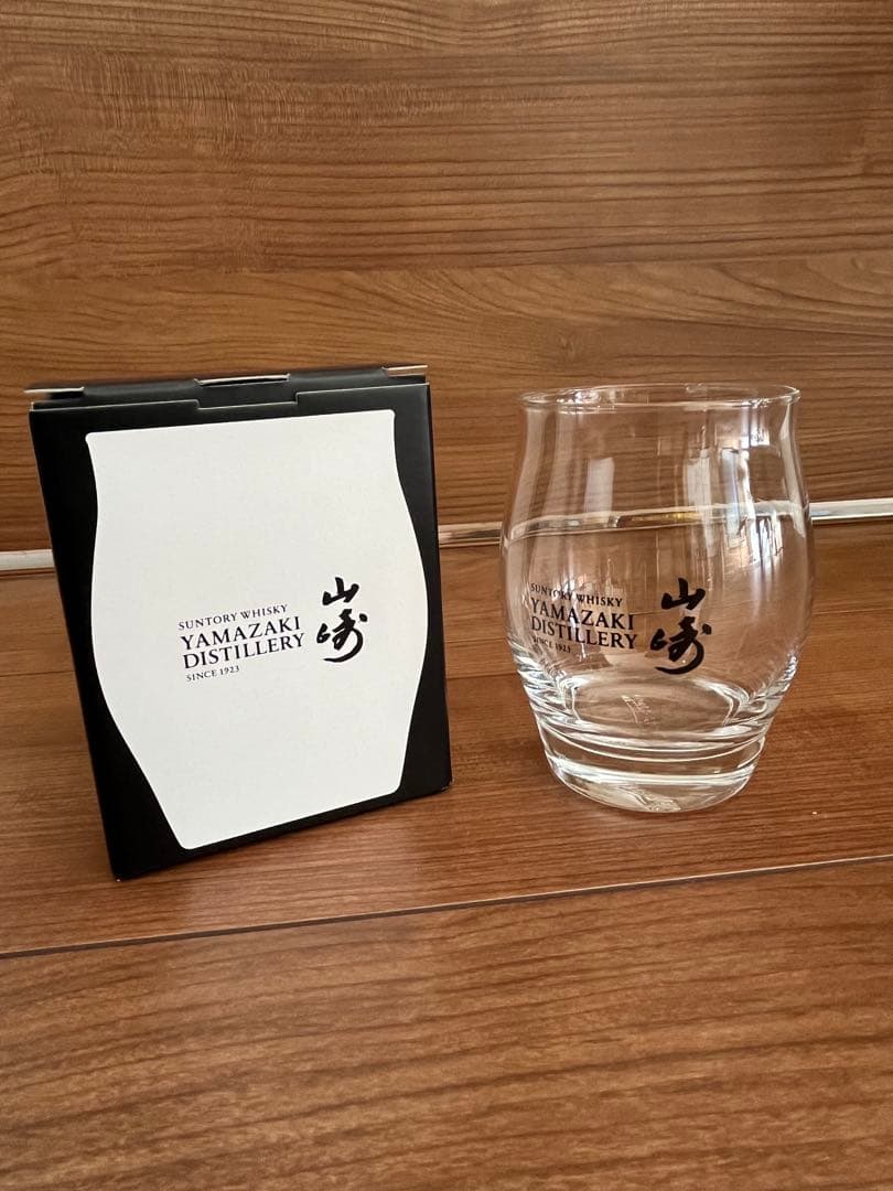 サントリー　山崎　ウィスキー　180ml 山崎蒸留所限定　グラスセット　未開封
