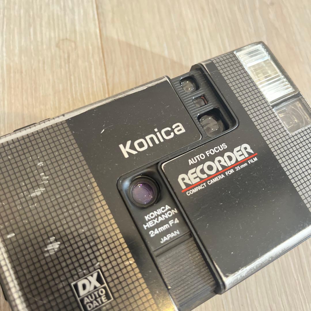 動作確認済Konica RECORDER コンパクトカメラ フィルムカメラ