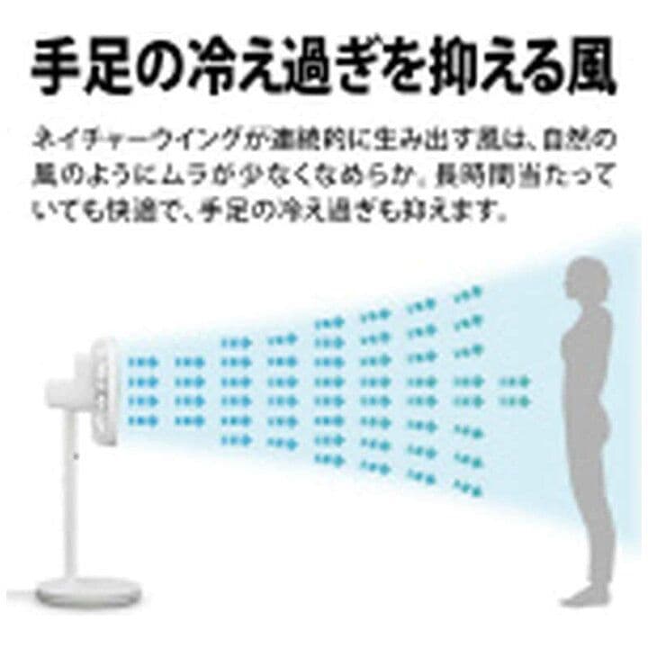 SHARP PJ-J3DS-W ホワイト 　　　　　　DCモーター扇風機