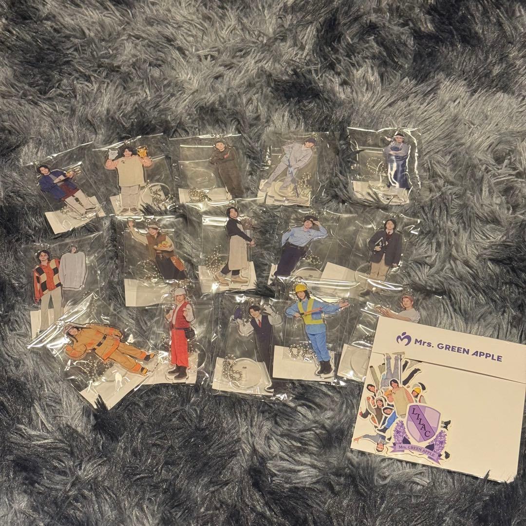 Mrs. GREEN APPLE アクリルスタンド　コンプリート　ステッカー