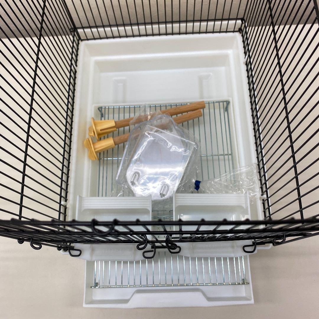 鳥用 21デラックス黒(網塗装黒・底白)×1