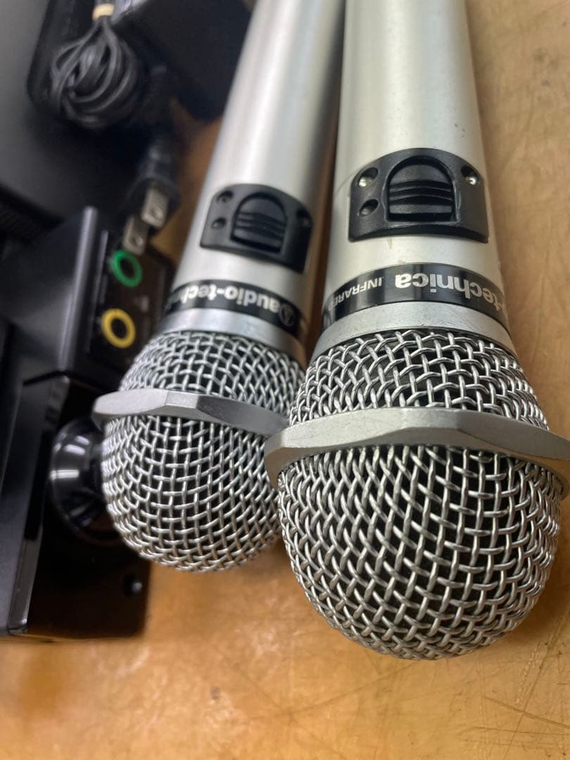 オーディオテクニカ赤外線ワイヤレスマイクセットCR700+CLM7000極上