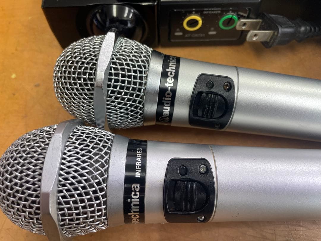 オーディオテクニカ赤外線ワイヤレスマイクセットCR700+CLM7000極上