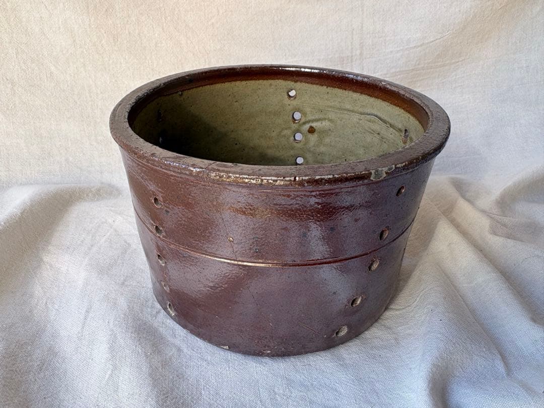 フランスアンティーク　フェセル　水切りポット