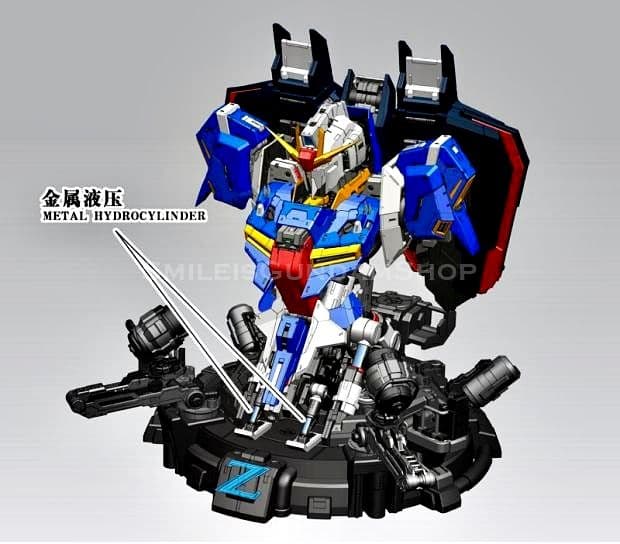 MSZ-006 ゼータガンダム 1/35 バスト LED＋金属パーツ 未開封