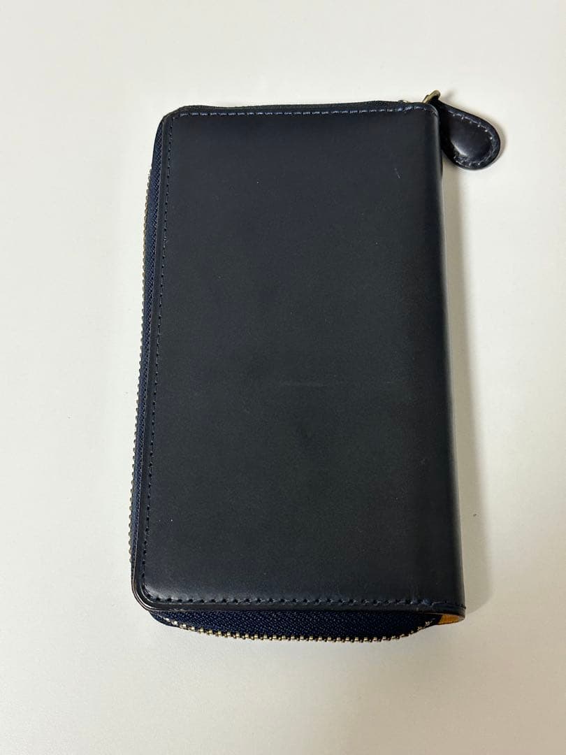 ガンゾ　シンブライドル　ファスナー付き4本差しペンケース